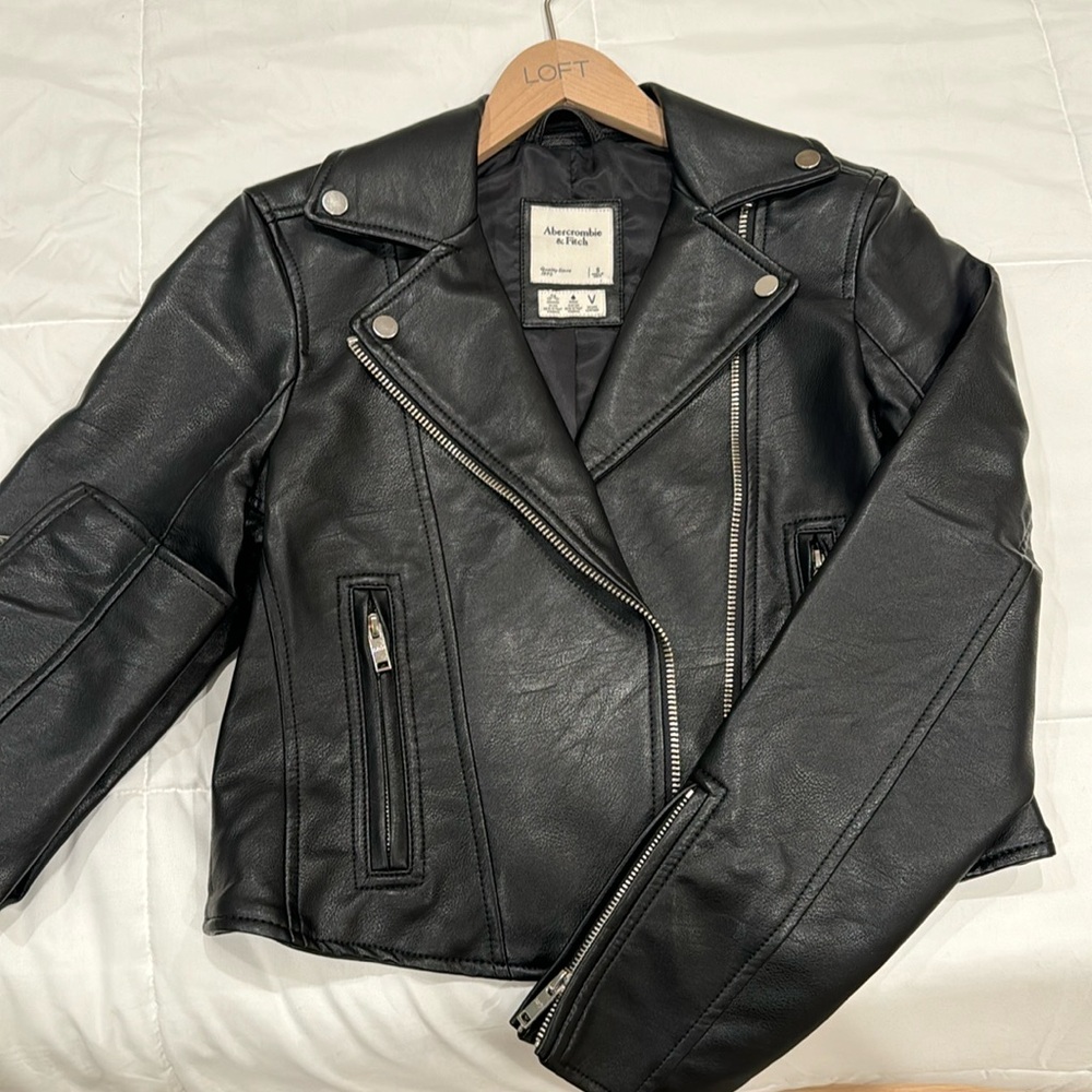 Vegan leather jacket